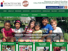 Tablet Screenshot of montessoriccgroup.com